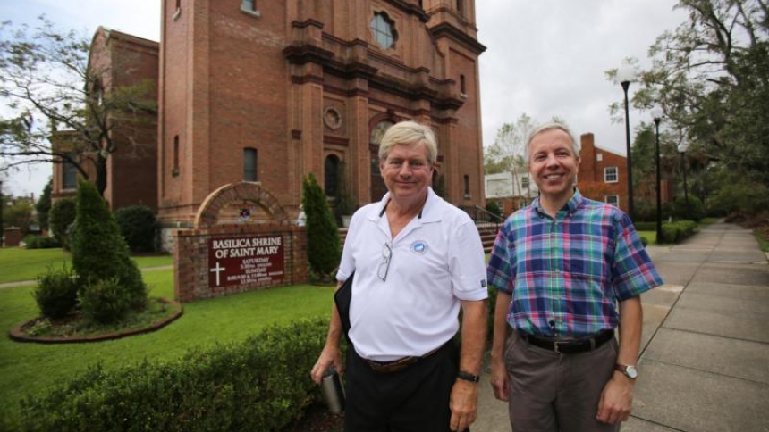 Storm hit basilica, school hard, but parish says it will emerge stronger