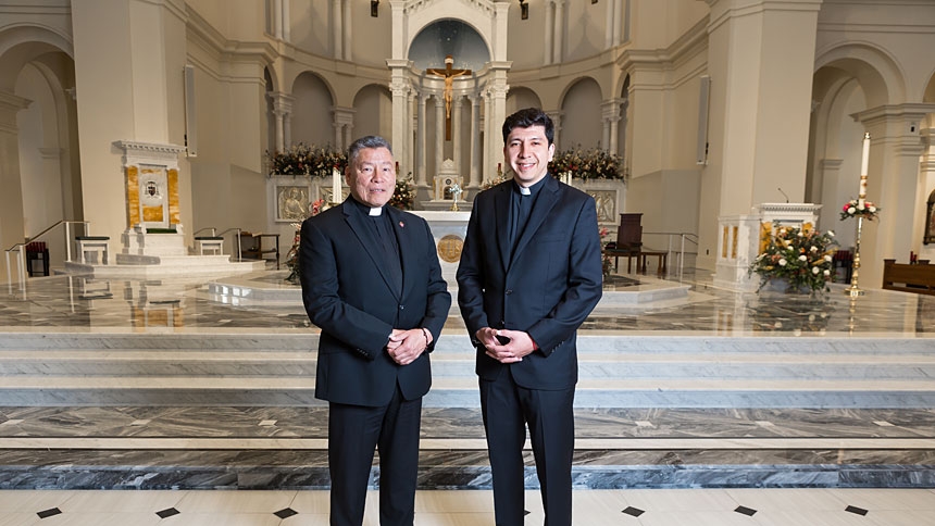 Bishop ordains two priests for the Diocese of Raleigh