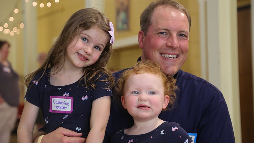 Well-wishers count the years at St. Raphael Preschool