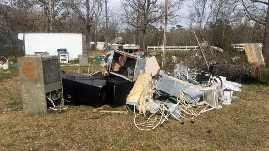 Repairing a home and returning to work: recovering from Hurricane Florence