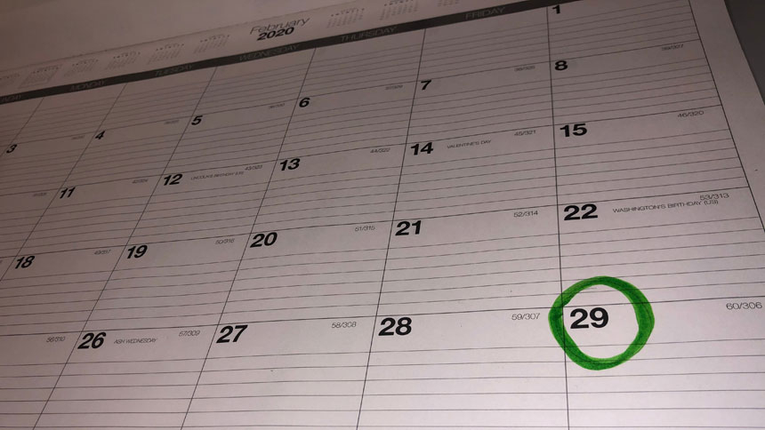 Leap year's extra day has a Catholic origin