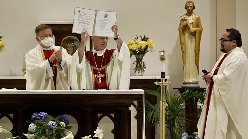 Our Lady of the Rosary becomes first Catholic parish in Franklin County