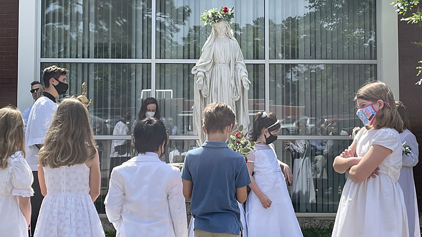 May Crowning, Our Lady of Lourdes Parish, Raleigh, NC