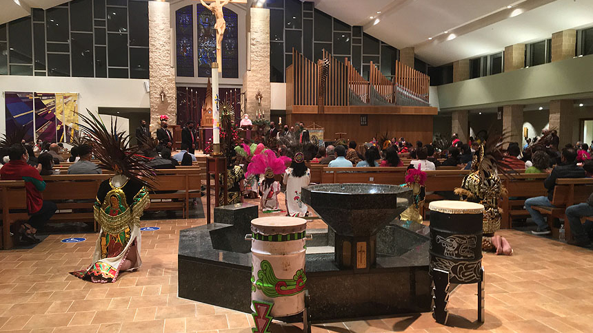 Faithful celebrate Our Lady of Guadalupe