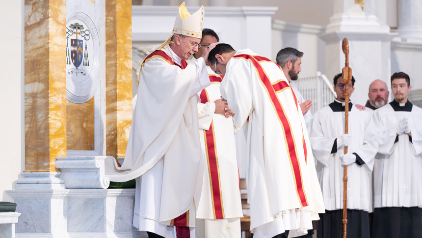 Nicolas Rapkoch is ordained a transitional deacon