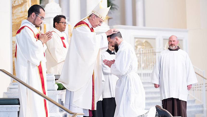 Nicolas Rapkoch is ordained a transitional deacon