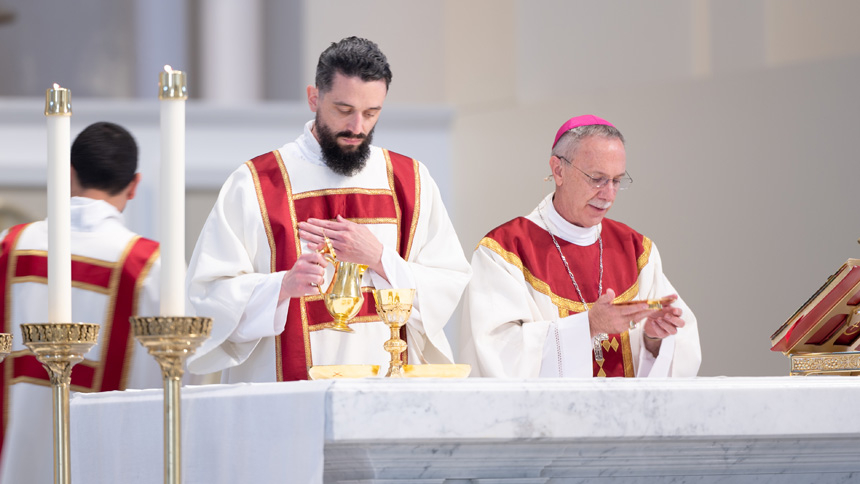 Nicolas Rapkoch is ordained a transitional deacon