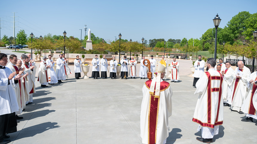 Nicolas Rapkoch is ordained a transitional deacon