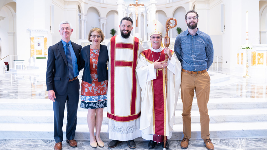 Nicolas Rapkoch is ordained a transitional deacon