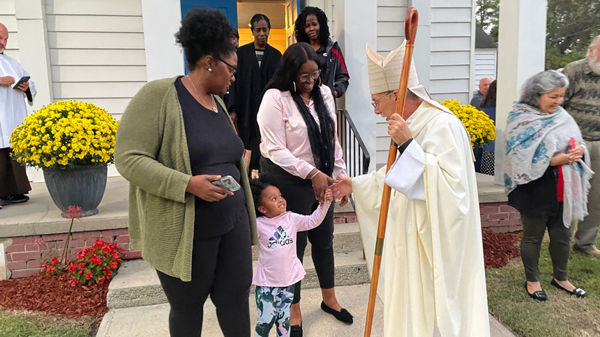 Immaculate Conception, Rocky Mount, celebrates 80th anniversary with Bishop Zarama