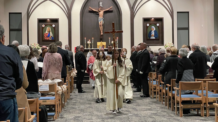 Something ‘great and good’: Bishop dedicates new worship space for Cary community