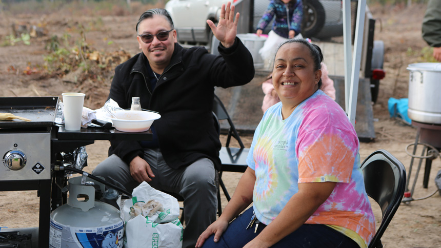 New land blessed; St. Andrew in Red Springs to build new church