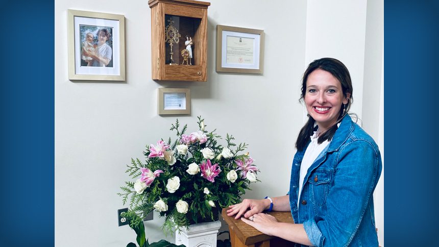 St. Gianna Molla relic at St. Raphael Church offers hope