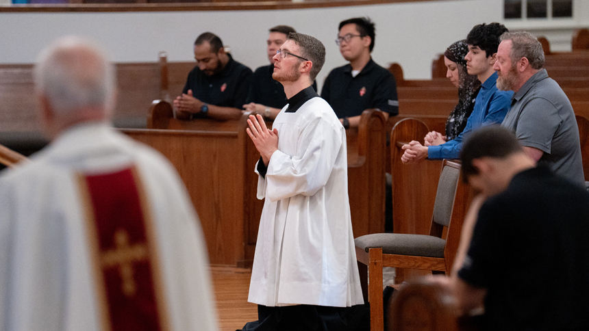 Seminarians convene for Mass of Candidacy