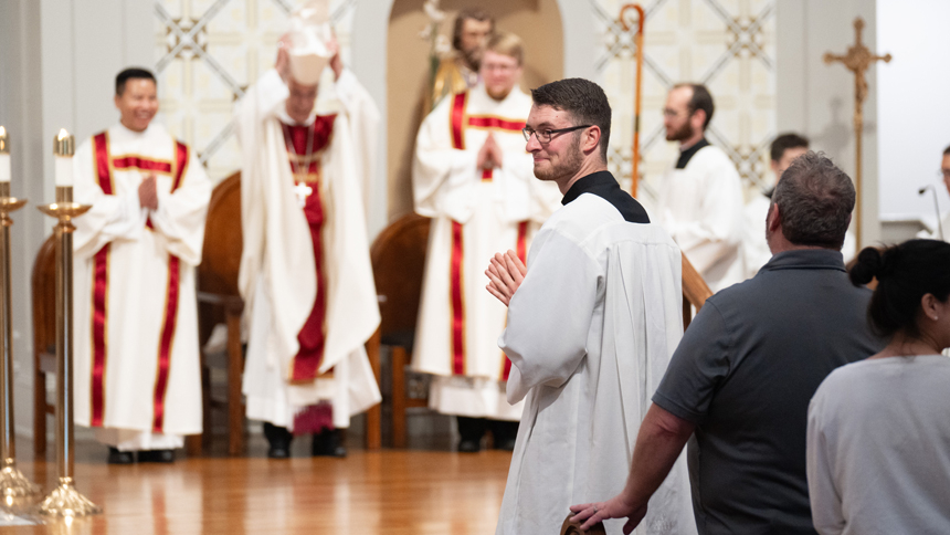 Seminarians convene for Mass of Candidacy