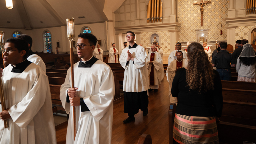 Seminarians convene for Mass of Candidacy