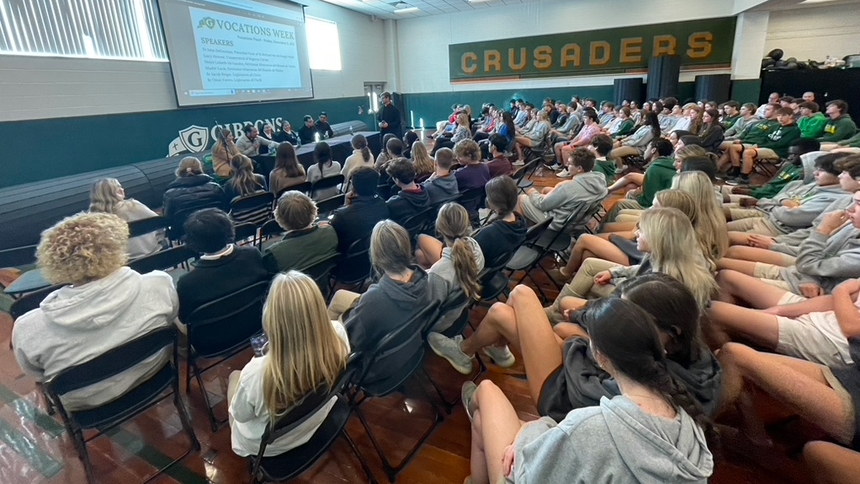 Students hear vocations stories