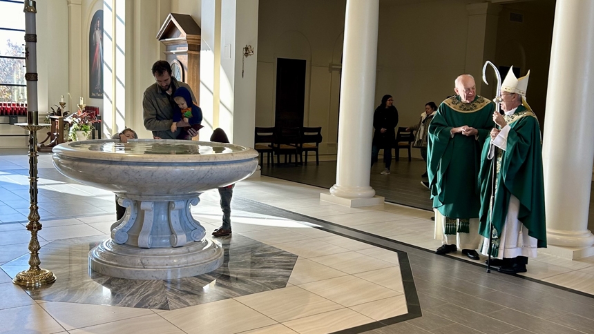 Bishop celebrates annual Mass with homeschool community