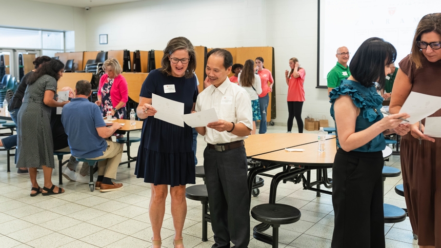 Cardinal Gibbons hosts celebration for parish council members