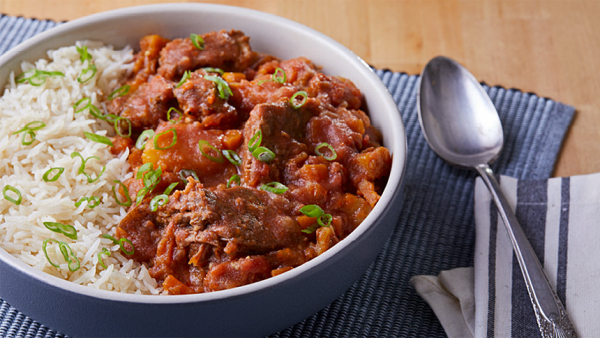 Honoring a holy woman who suffered greatly - Sudanese beef stew